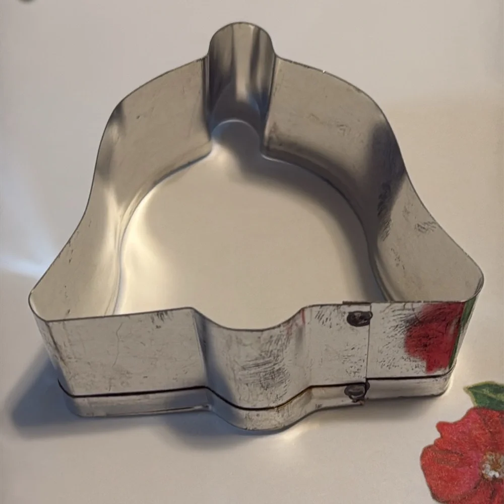 Vintage Angel Bell Cookie Cutters Set of 2